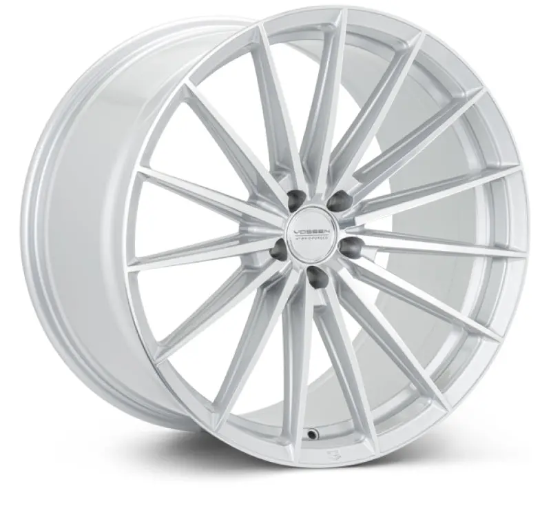 Vossen Hfx-4 24X10 - 5X120 - Et32 - Deep - 72.56 - Silver Polished Wheel 1