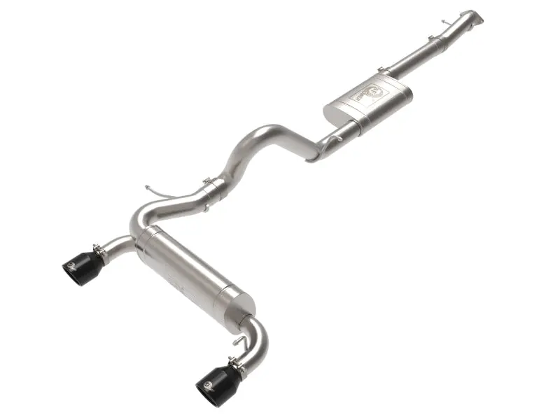 Afe Vulcan 3In 304 Ss Cat-Back Exhaust 2021 Ford Bronco L4-2.3L (T)/V6-2.7L (Tt) W/ Black Tips 1