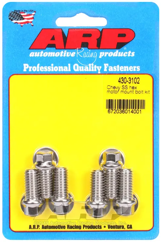 Arp Chevy Ss Hex Motor Mount Bolt Kit 1