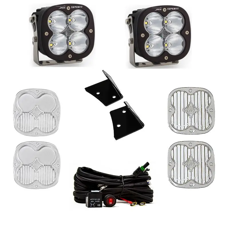 Baja Designs 07-17 Jeep Wrangler Rubicon A-Pillar Mount Kit 1