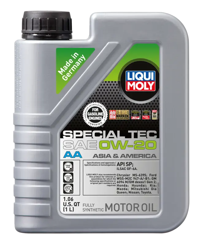 Liqui Moly 1L Special Tec Aa Motor Oil Sae 0W20 2