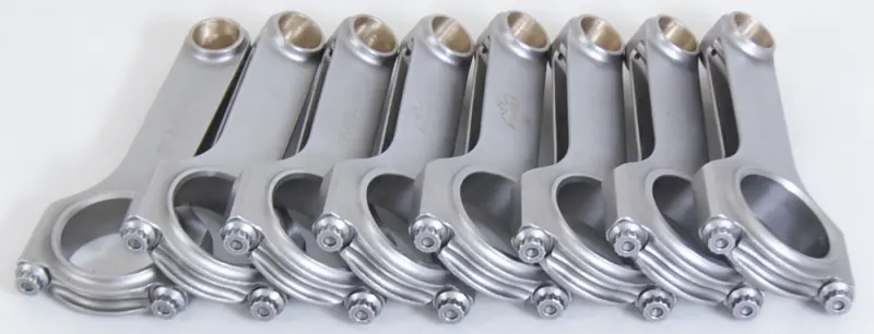 Eagle Small Block Chevy W/ L19 Bolts H-Beam Connecting Rods (Set Of 8) 1