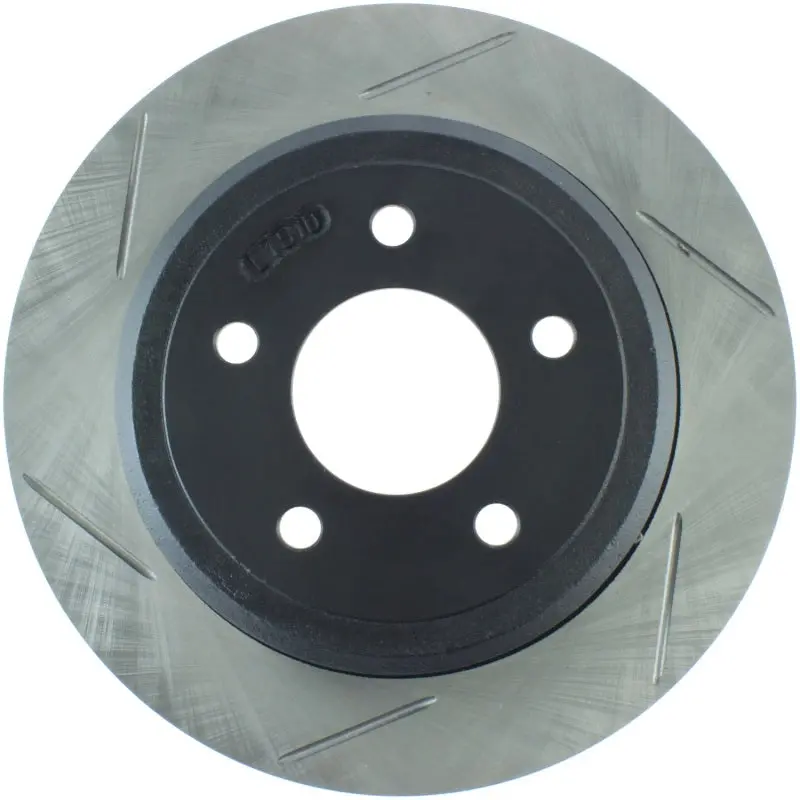 Stoptech Power Slot 2003-2008 Ford Crown Victoria/Grand Marquis Rear Right Slotted Rotor 1