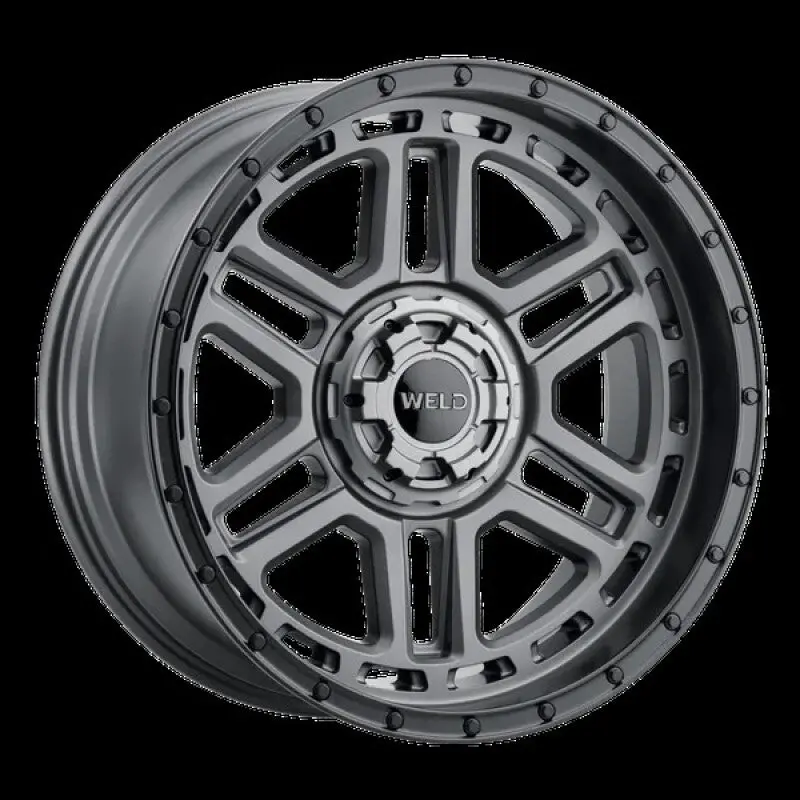 Weld Off-Road Crux 22X10in / 5X127 Bp / Et -18 / 87.1Mm Bore - Satin Gunmetal / Satin Black Wheel 1