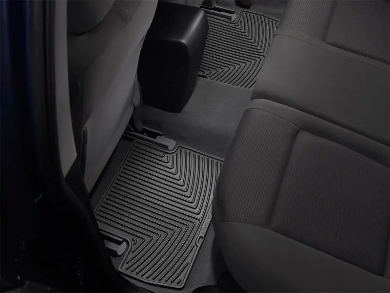 Weathertech 07-10 Chevrolet Suburban Rear Rubber Mats - Black 1