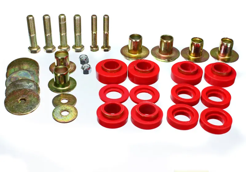 Energy Suspension Firebird Body Mount Set - Red 2