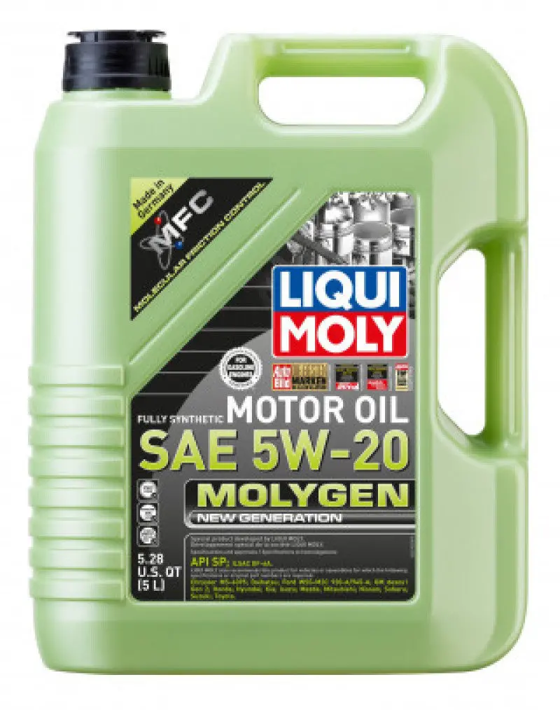 Liqui Moly 5L Molygen New Generation Motor Oil Sae 5W20 1