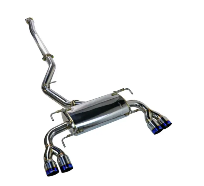 Remark 08-14 Subaru Sti Gr Hatch Sports Touring Spec - Burnt Quad Tips (Non-Resonated) 1