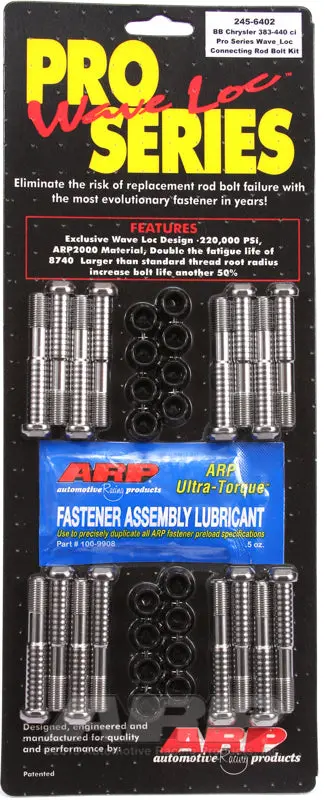 Arp Chrysler 383-440C.I.D. Wave-Loc Rod Bolt Kit 1