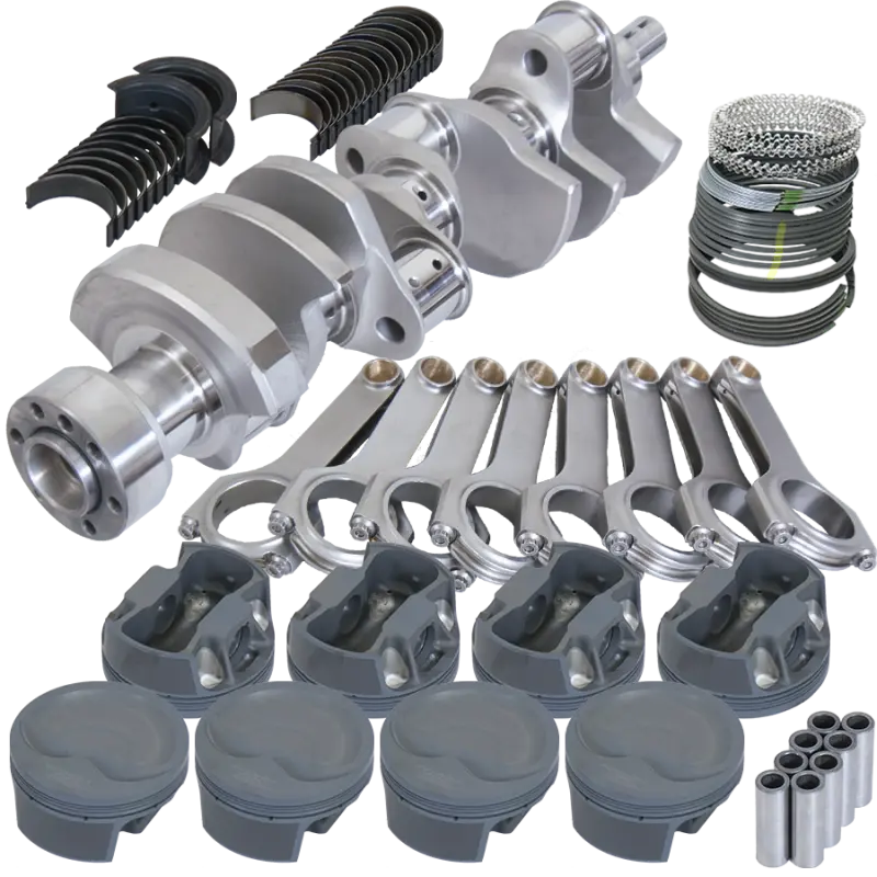 Eagle Chevy 350 1Pc 3.750In Crank 6.000In H-Beam -16Cc Inv Dome 4.060In Pistons Balanced Assembly 1
