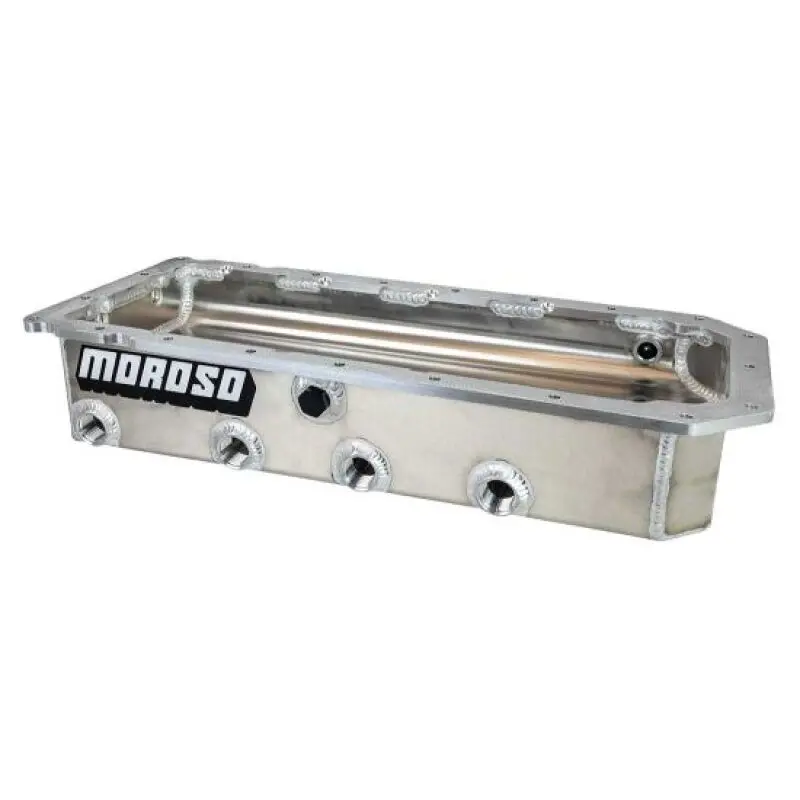 Moroso Chrysler Hellcat 6.2L Gen Iii Hemi Dry Sump 4 P/U 4-3/4In Deep Passenger Side Alum Oil Pan 1