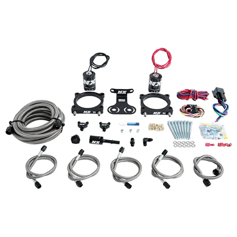 Nitrous Express 2024+ Ford Mustang 5.0L Dual Throttle Body Plate System W/O Bottle 1