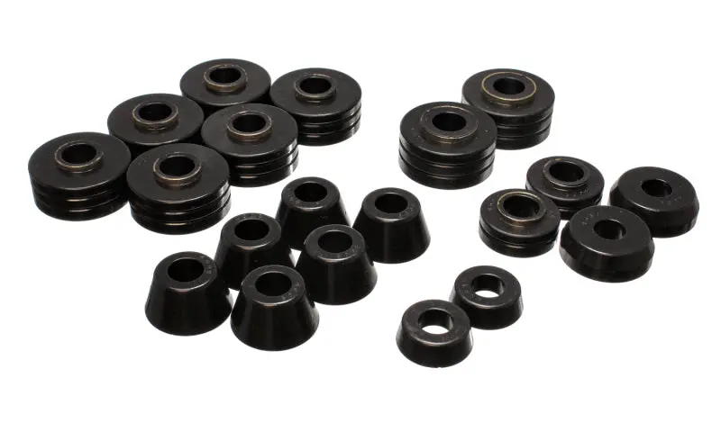 Energy Suspension Fd Bronco Body Mount Set - Black 2