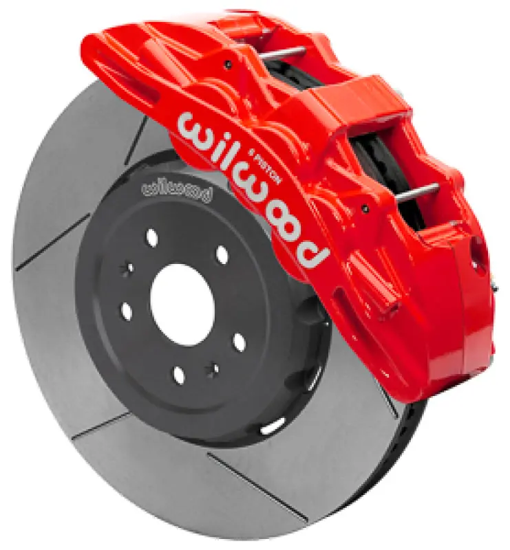 Wilwood Sx6r Big Brake Dynamic Front Brake Kit 15In Slotted Red 2020-2025 Chevy C8 Chevy Corvette 1