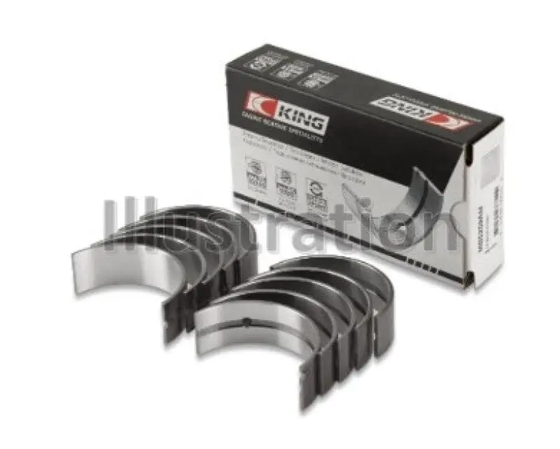 King Engine Bearings Toyota 2E (Size +0.50Mm) Main Bearing Set 1