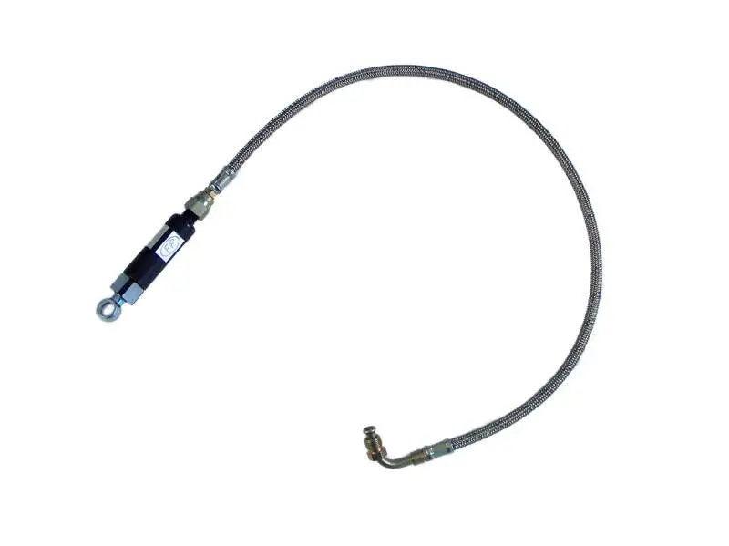 Forced Performance 2G Dsm/Gt Turbo Stainless Steel Braided Oil Line 1