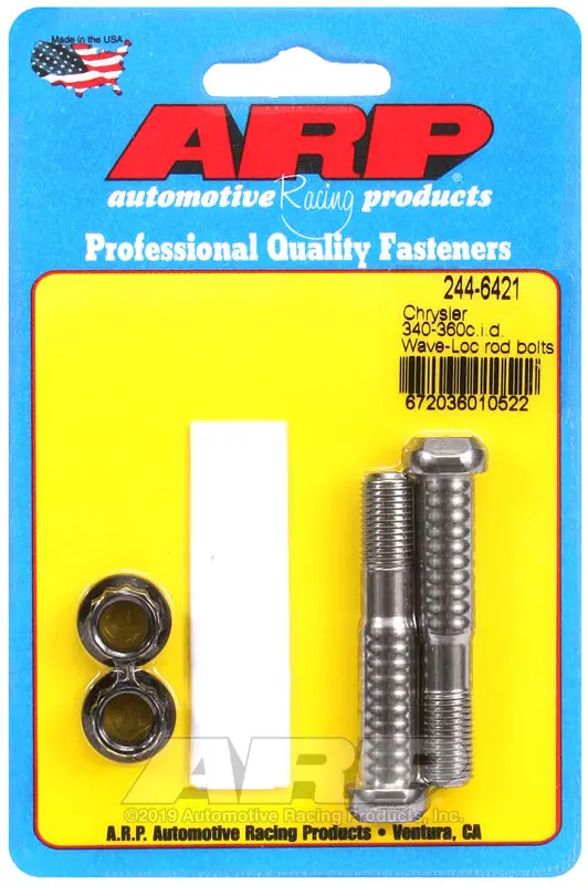 Arp Sb Chrysler Pro Wave-Loc 2Pk Rod Bolt Kit 1