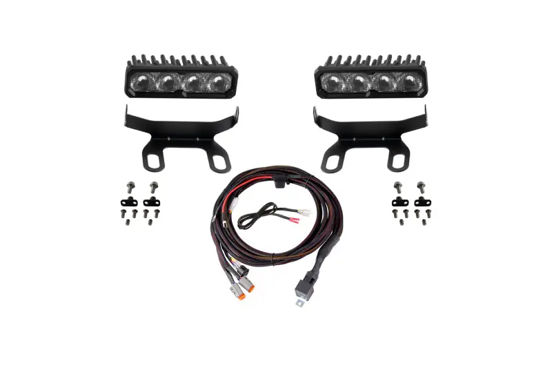 Diode Dynamics 2013-2018 Ram 1500 Ram Standard Ss6 Sport Led Kit White Driving 6000K 1