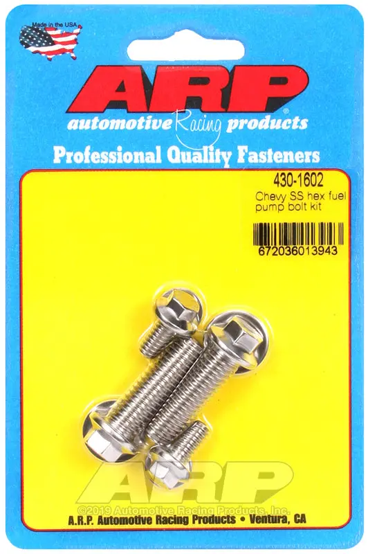 Arp Chevy Ss Hex Fuel Pump Bolt Kit 1