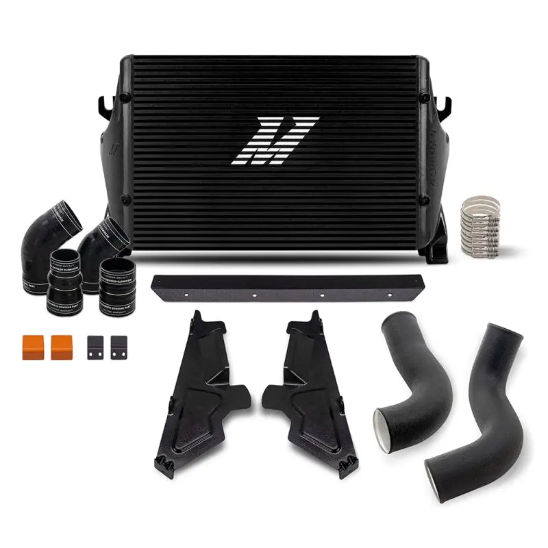 Mishimoto 2019+ Dodge Ram 6.7L Cummins Intercooler Kit / Bk Cooler - Wbk Pipes 1