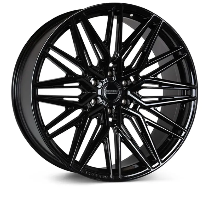 Vossen Hf6-5 24X10 / 6X139.7 / Et35 / Deep Face / 95.1 - Gloss Black Wheel 1