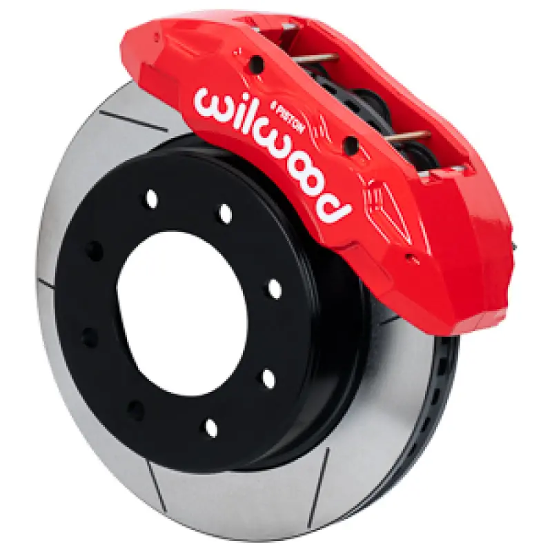 Wilwood Tx6-Dm Front Brake Kit 15.00In Red 2005-2010 Ford F-250/F-350 1