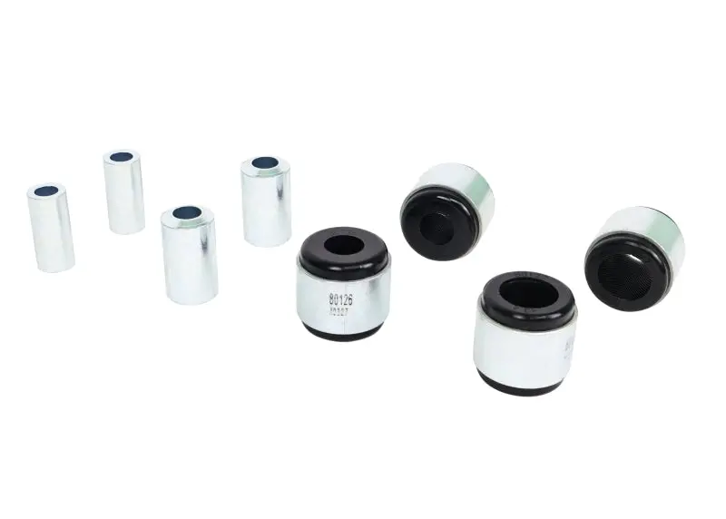 Whiteline 2021-2025 Ford Mustang Mach-E Rear Upper Control Arm Inner & Outer Bushing Kit 1