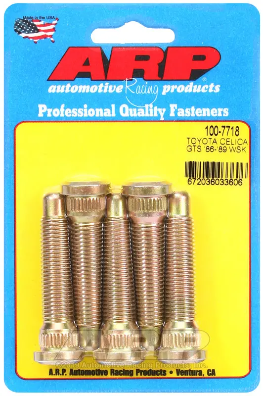Arp 86-89 Toyota Celica Gts Front Wheel Stud Kit 2