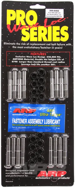 Arp Bb Ford 390-428 Wave-Loc Rod Bolt Kit 1