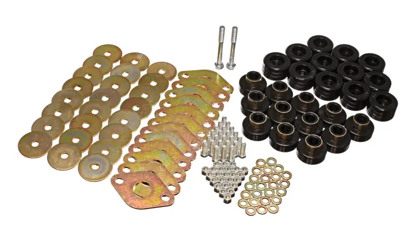 Energy Suspension Body Mount Set W/Hardware - Black 2