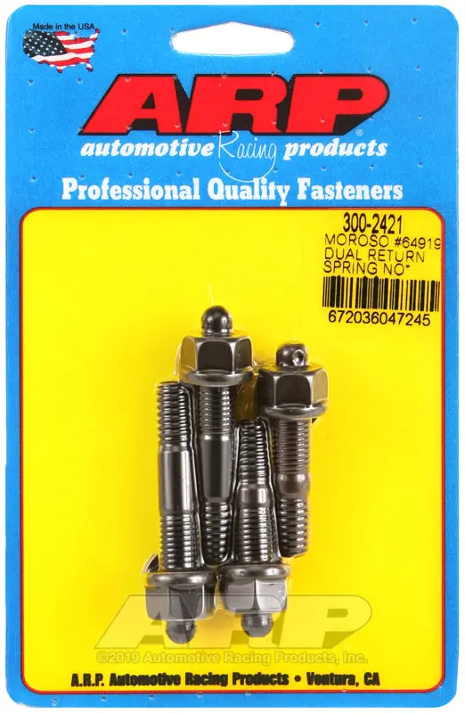 Arp Moroso 64919 Dual Return Spring No Spacer Plate Pro Series Carb Stud Kit 1