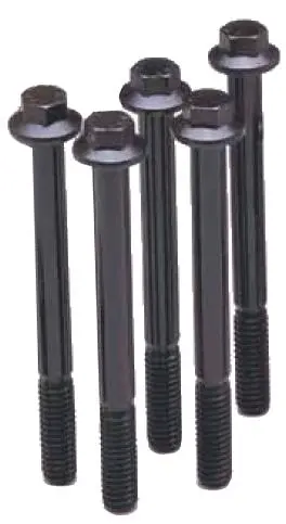Arp 1/2In-20 X 1.000In Uhl 9/16 Hex Black Oxide Bolts (5/Pkg) 1
