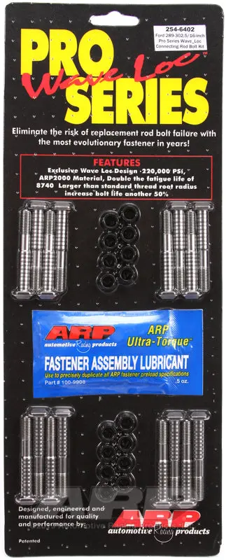 Arp Sb Ford 289-302 Standard Wave-Loc Rod Bolt Kit 1