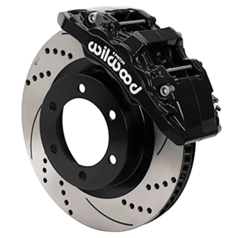 Wilwood 2021-2024 Ford Bronco Aerolite 6R Kit 6 X 5.50In Hub - 13.38In Drilled And Slotted Brake Rotor 1
