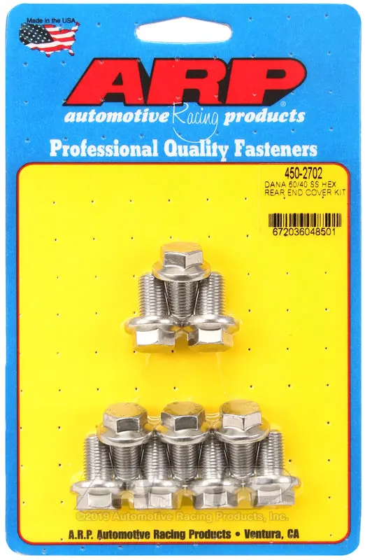 Arp Ford Dana 60/40 Ss Hex Rear End Cover Bolt Kit 1