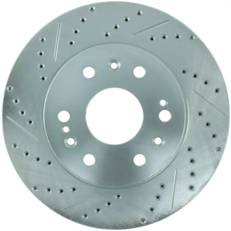 Stoptech Select Sport 2007-2011 Gm Chevy Silverado 1500 Slotted And Drilled Right Front Rotor 1