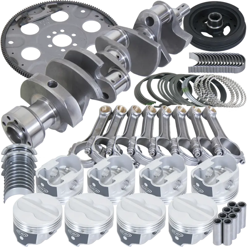 Eagle Chevy 350 1Pc 3.750In Crank 5.700In I-Beam Rod 4.030In Pistons 153 Tooth Fp Balanced Assembly 2