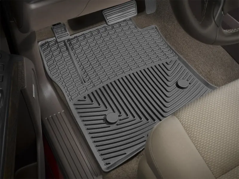 Weathertech 17+ Ford Explorer Front Rubber Mats - Black 2