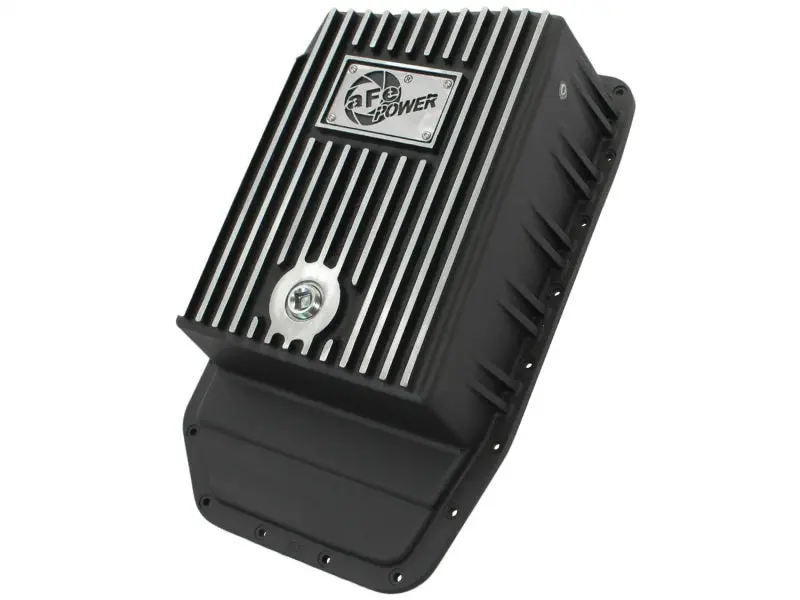 Afe Power Transmission Pan Black Machined 2009-2014 Ford 6R80 F-150 Trucks 2