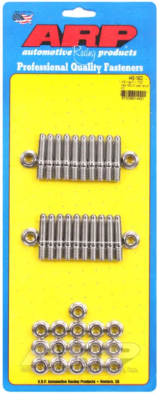 Arp Kb Hemi 1.700In Ss Hex Oil Pan Stud Kit 1