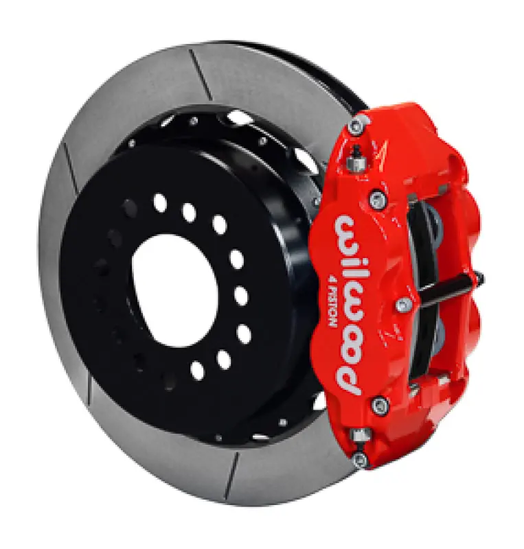 Wilwood Narrow Superlite 4R Rear Kit 12.88In Gt Vented Rotors Red G-Body W/ 2.62In Axle Offset 1