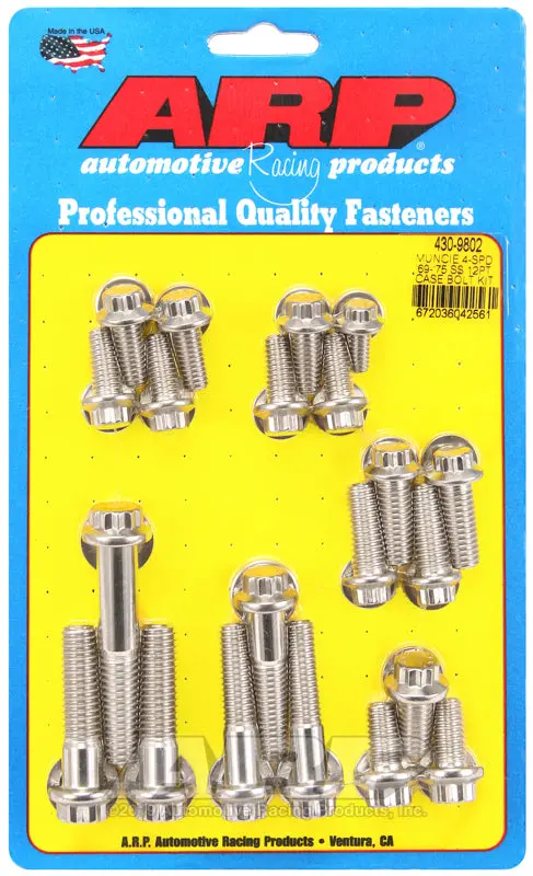 Arp Muncie 4-Spd 69-75 Ss 12Pt Trans Case Bolt Kit 1