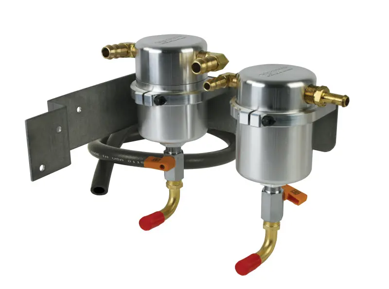Moroso 08-14 Subaru Wrx Air/Oil Separator Catch Can - Billet Aluminum 1