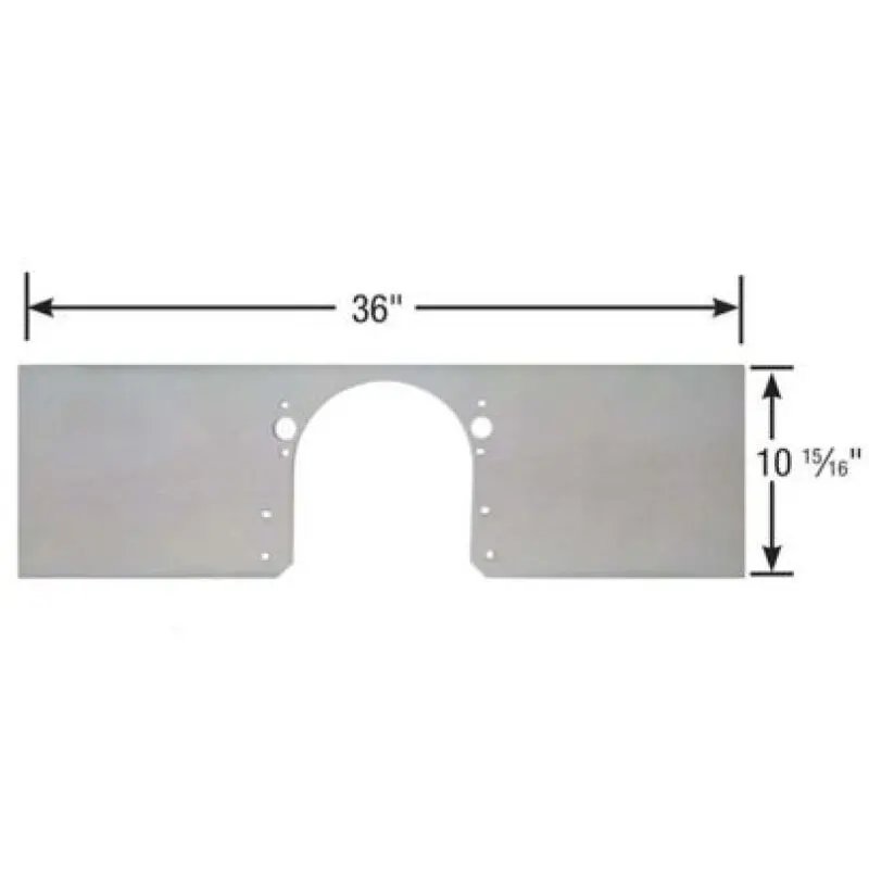 Moroso  Chevrolet Big Block 1-Piece Front Motor Plate 1
