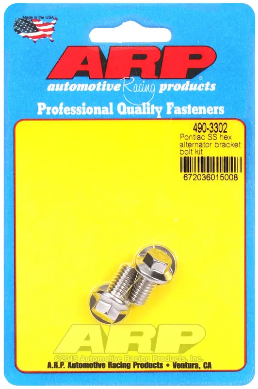 Arp Pontiac Ss Hex Alternator Bracket Bolt Kit 1