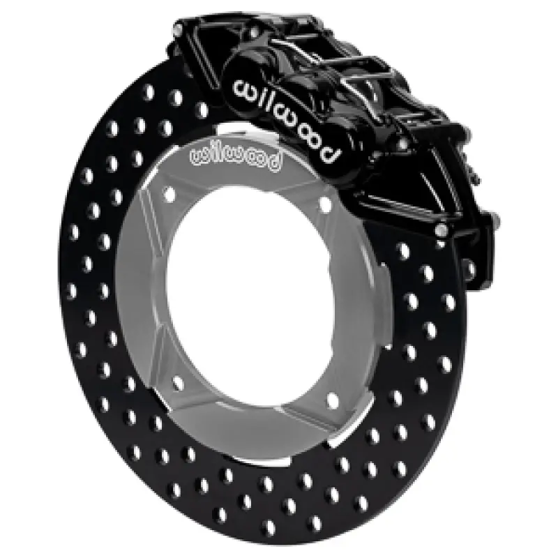 Wilwood 2019 Polaris Turbo Utv6 Front Kit 11.25In Drilled - Black 1