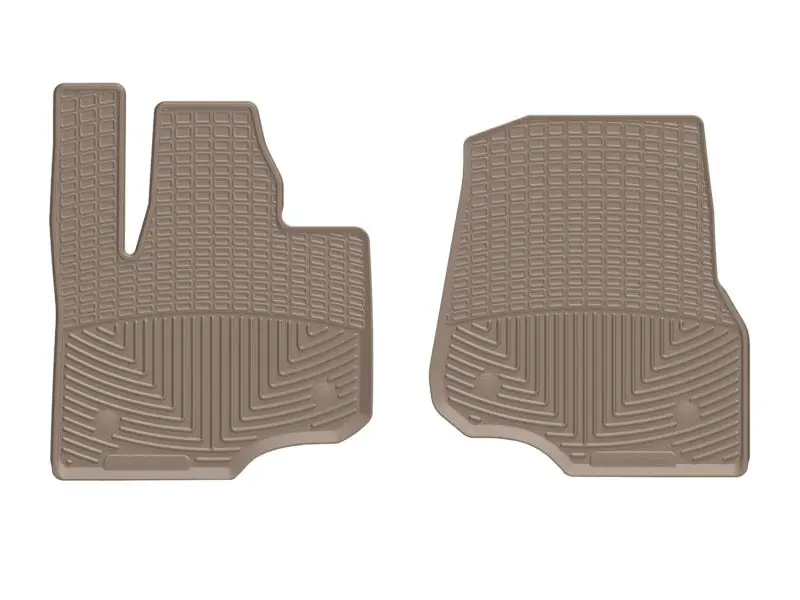 Weathertech 2018+ Lincoln Navigator / Navigator L Front Rubber Mats - Tan 2