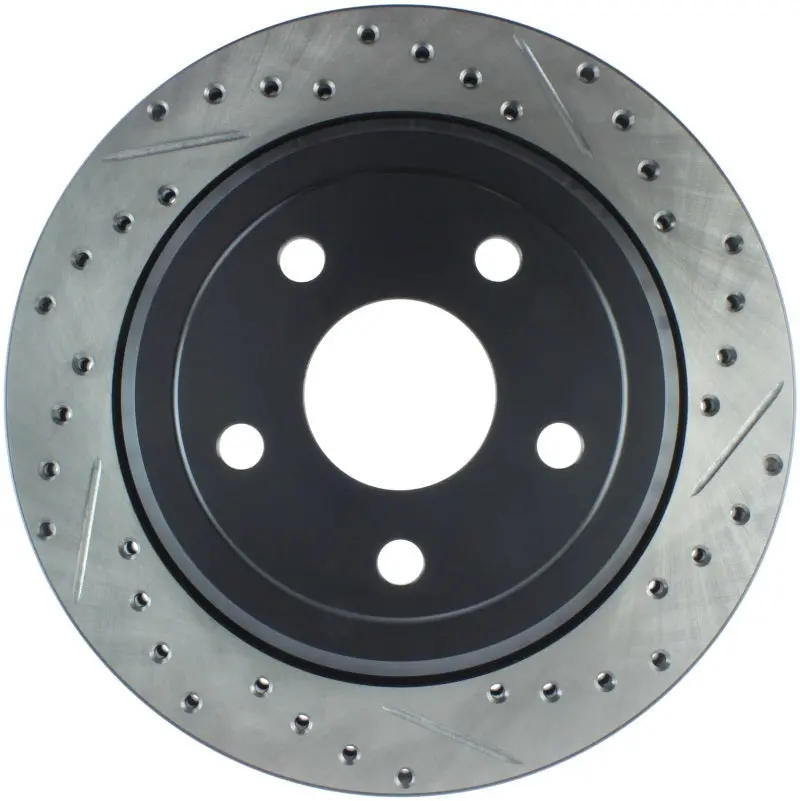 Stoptech Slotted & Drilled Sport Brake Rotor 2011-2015 Jeep Cherokee (Excludes Srt8) 1