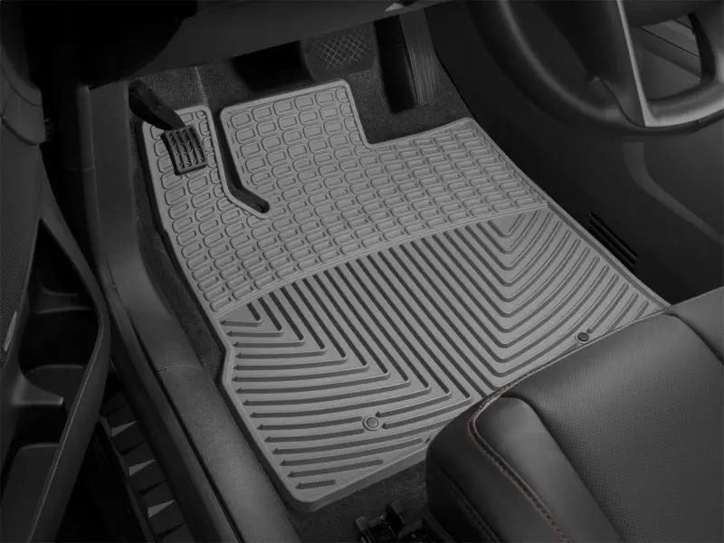Weathertech 2019+ Chevrolet Silverado 1500 Rear Rubber Mats - Grey 2