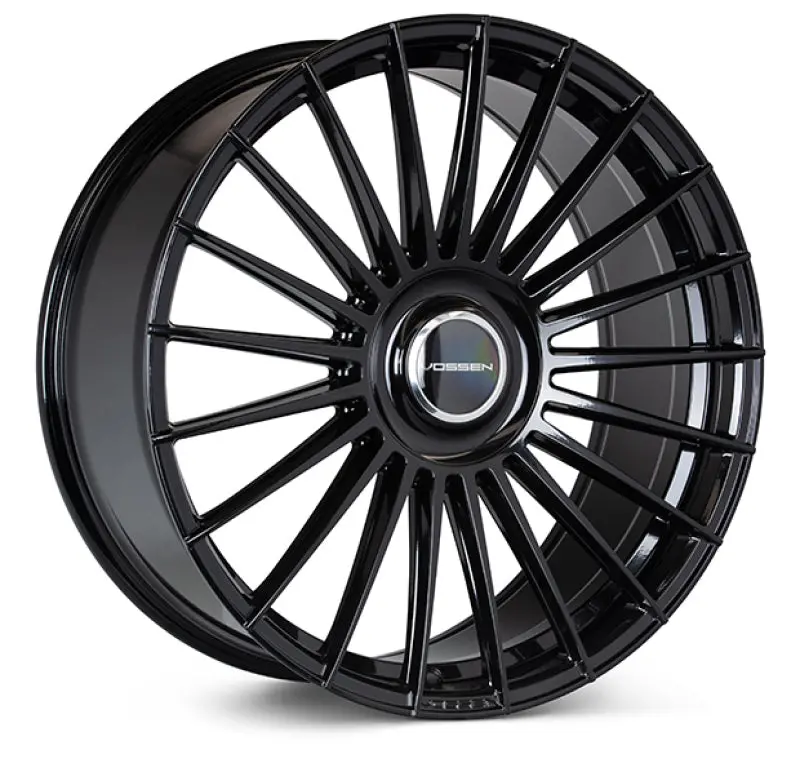 Vossen Hf-8 22X10.5 / 5X130 Bp / Et20 / 84.1 Cb / Deep - Gloss Black Wheel 1